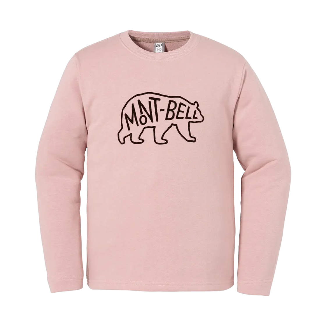 2104782 (Kids) Montbell Cotton Lite Sweatshirt Pink