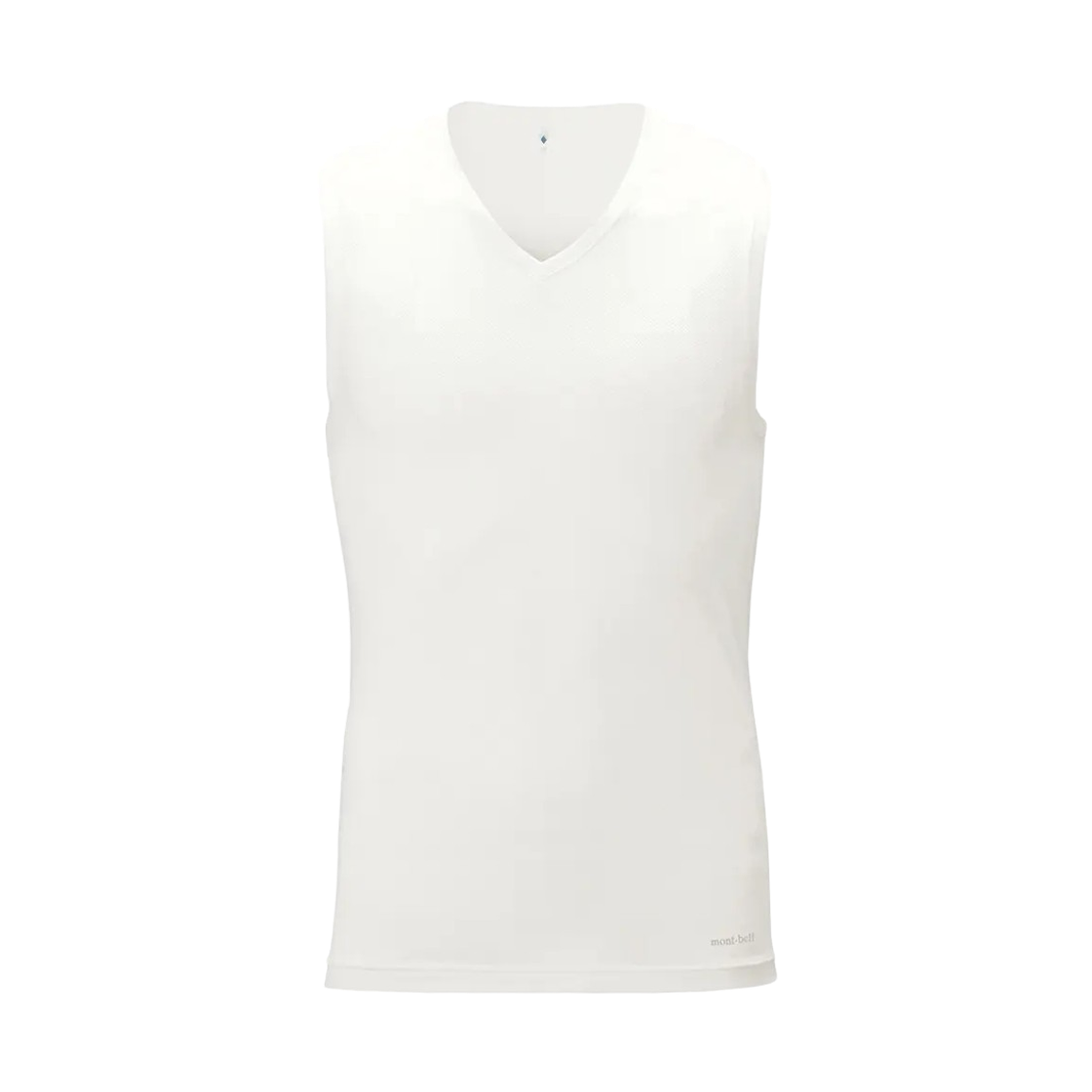 1107755 Montbell Zeo-Line Cool Mesh Sleeveless Shirt White