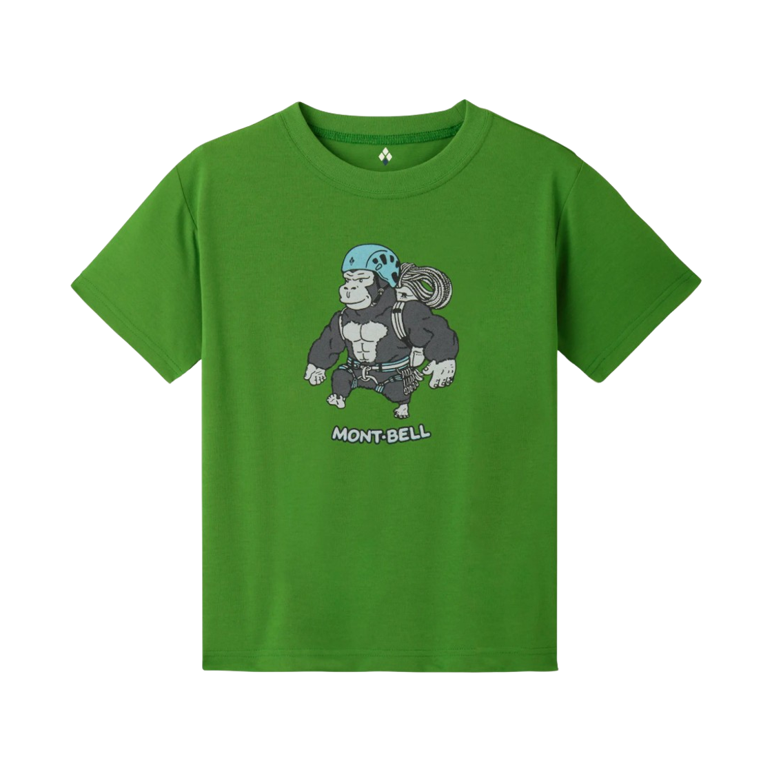 1114964 (Kids) Montbell Wickron Wild Climber T-Shirt Green