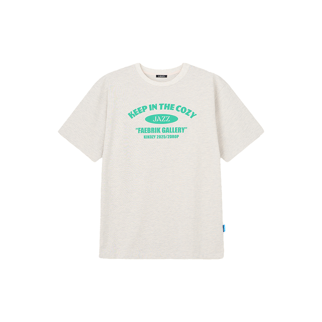 31960 Kikozy Keep In The Cozy Arch Round T-shirt Warm Grey