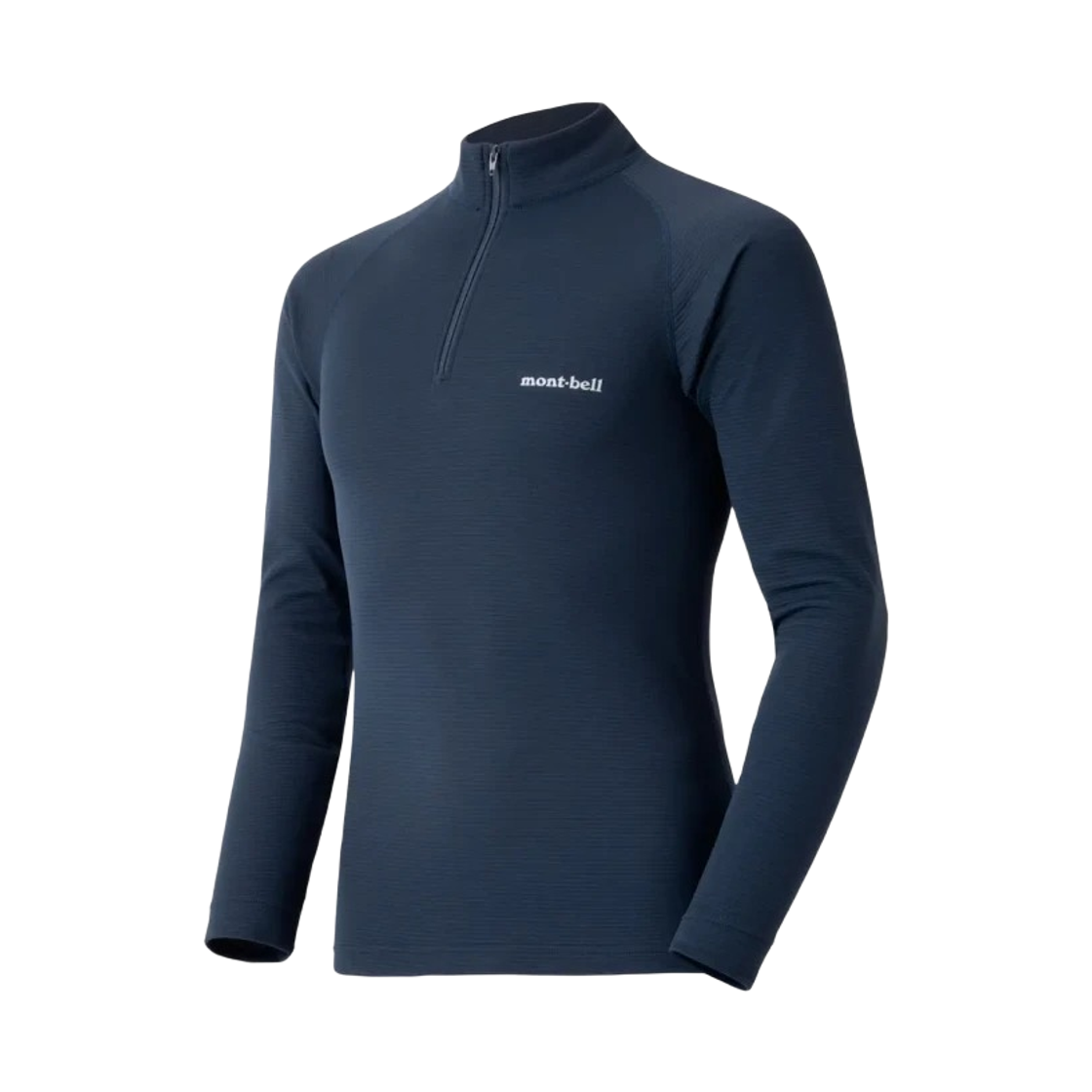 1107706 Montbell Zeo-Line Middle Weight High Neck Shirt Navy