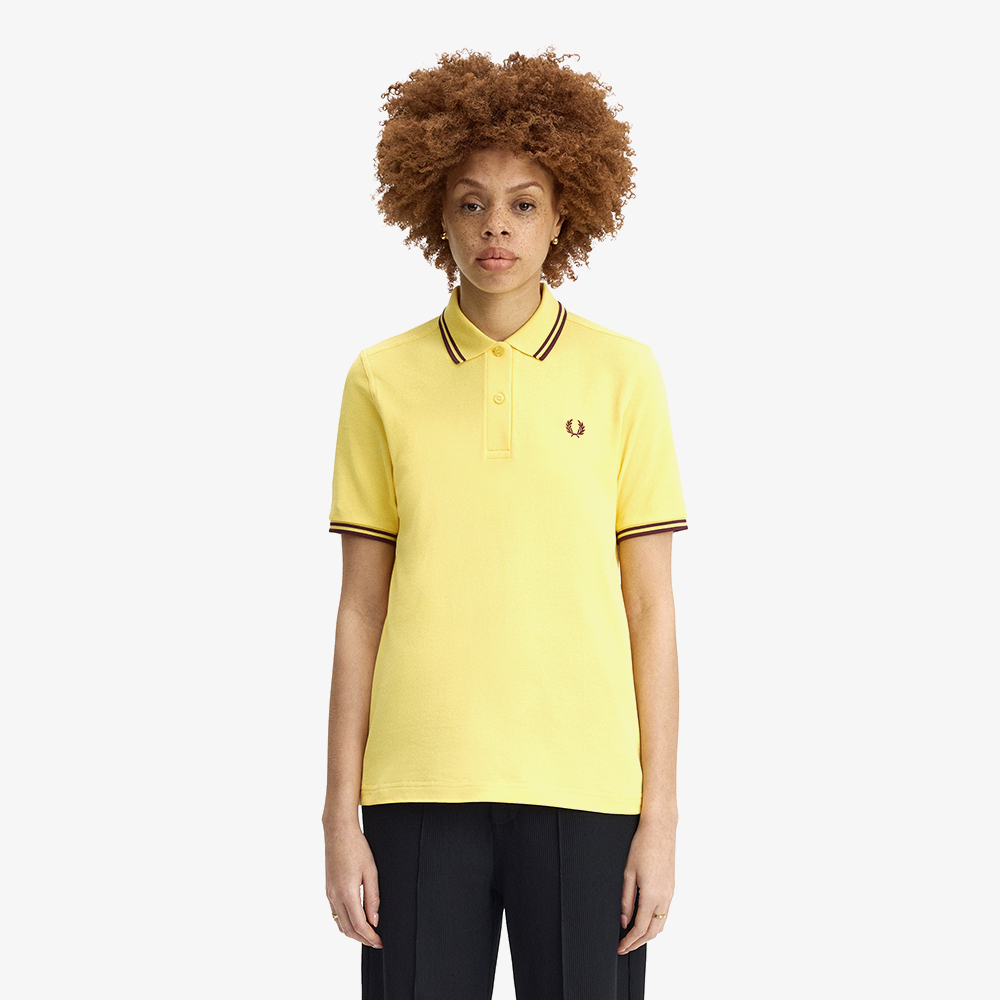 프레드페리 우먼즈 트윈 팁 프레드페리 셔츠 레몬발리 옥스블러드(Fred Perry Twin Tipped Fred Perry Shirt Lemnbarly Oxblood) - 2