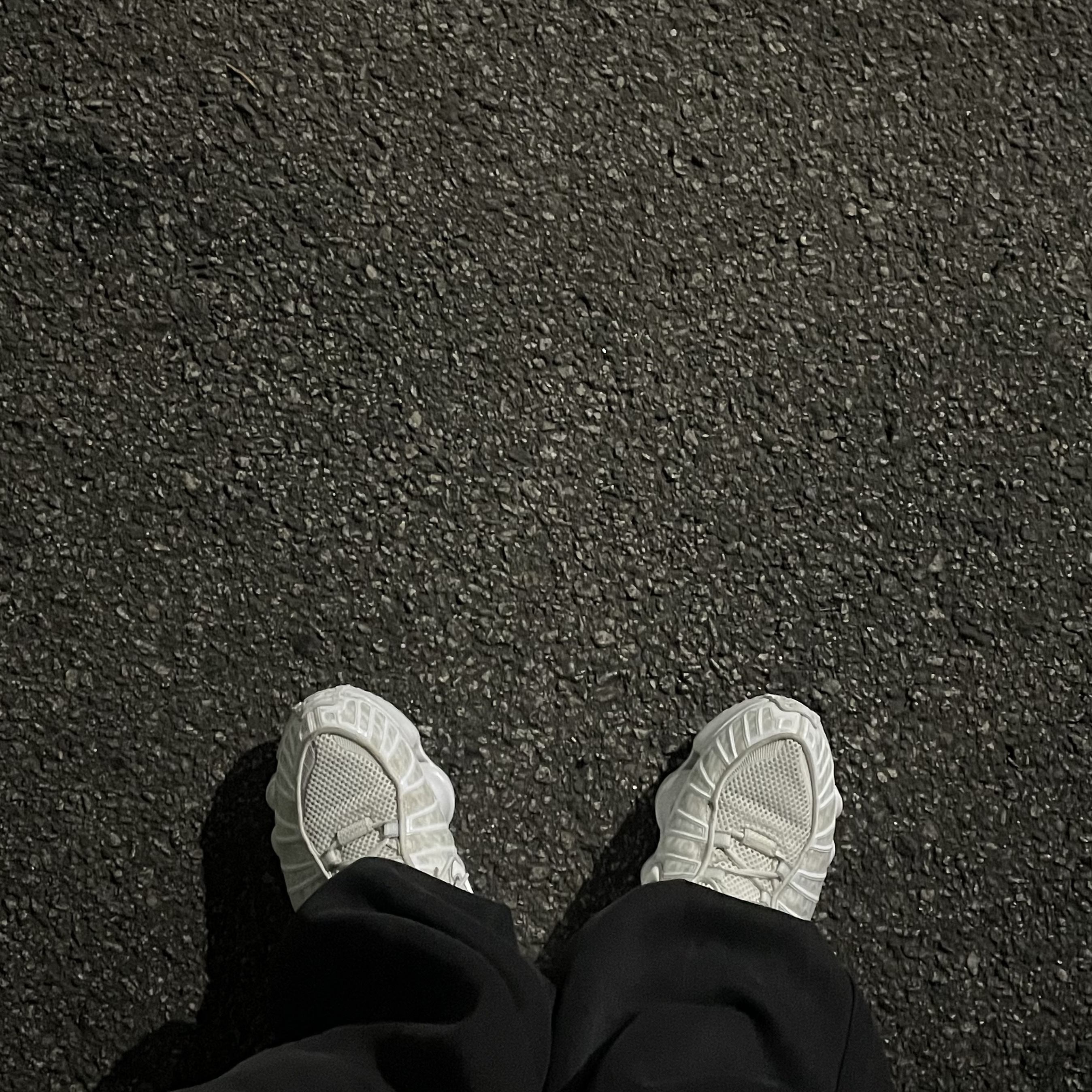 Nike Shox TL Metallic Silver 착용 스타일