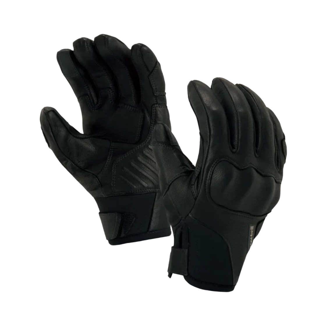 1131109 Montbell Motorcycle Leather Gloves Black