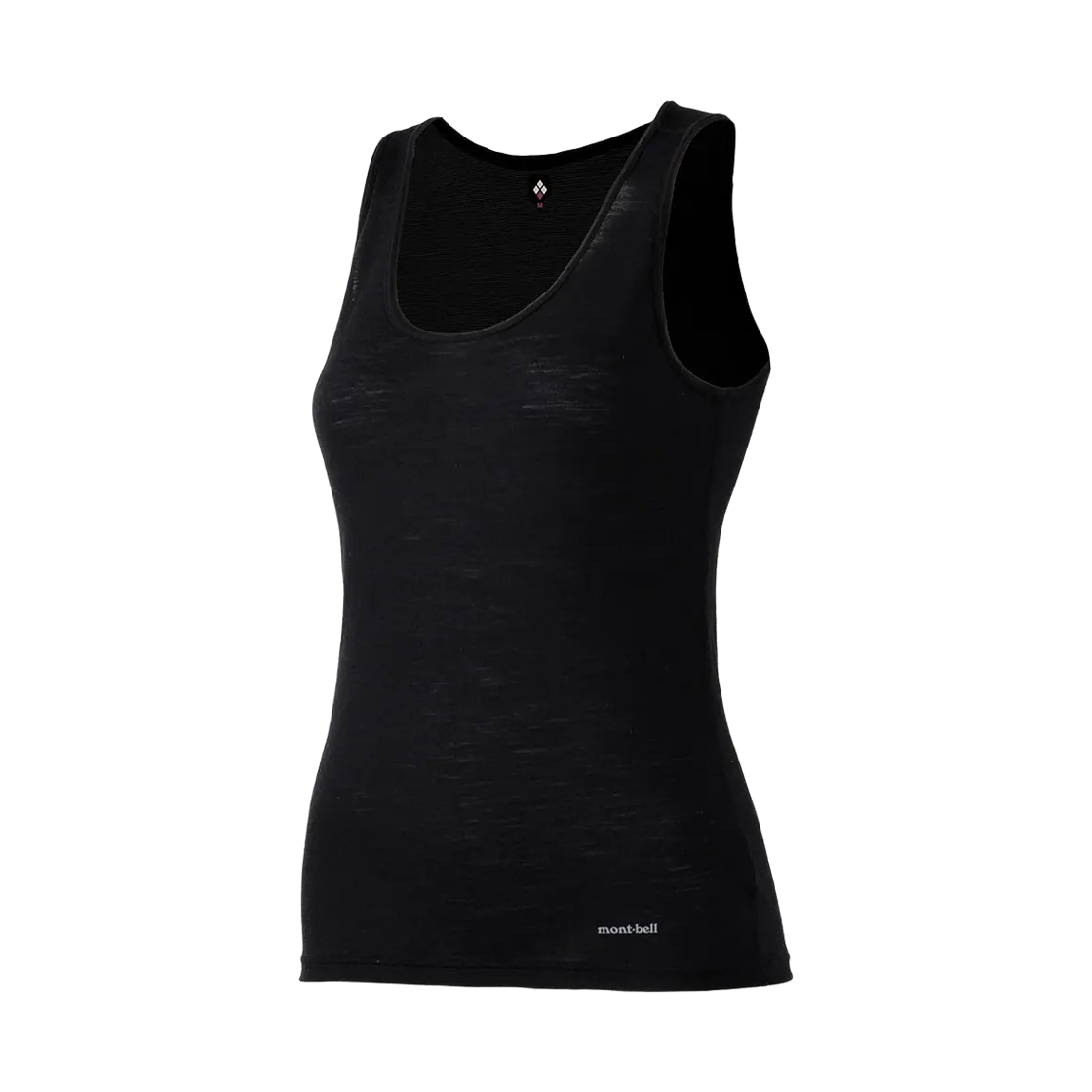 1107783 (W) Montbell Super Merino Wool Light Weight Tank Top Black