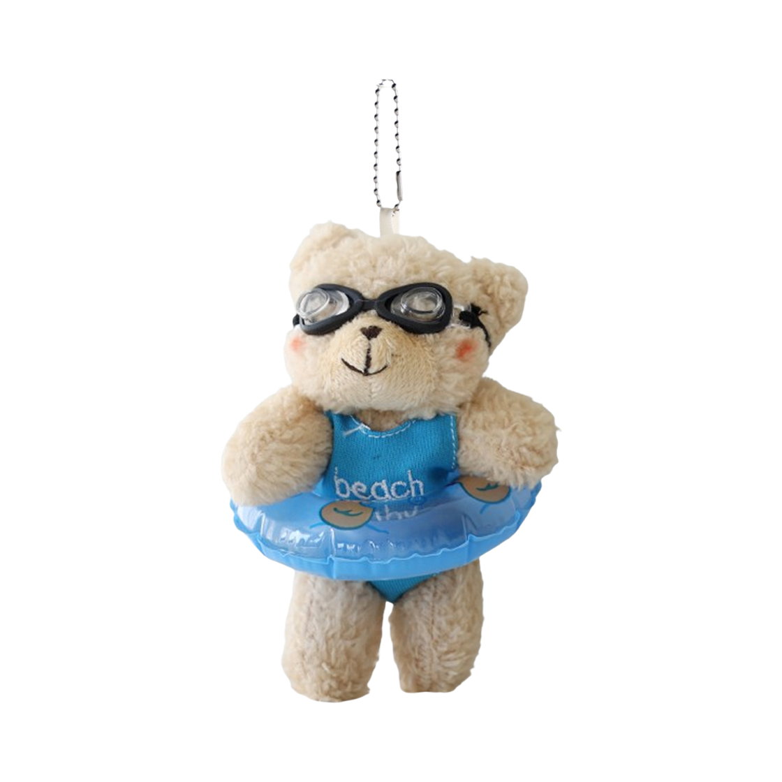 알로코리아 비치 베어 곰 인형 키링(allokorea Beach Bear Plush Keychain)