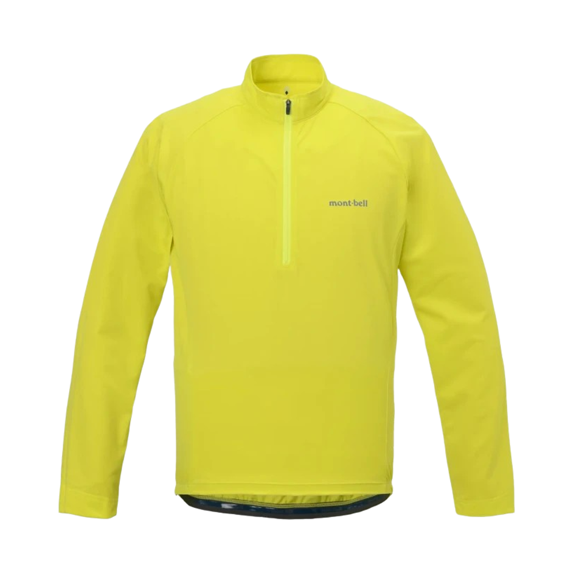 1130717 Montbell Wickron UV-Tect Cycling Long Sleeve Zip Shirt Yellow
