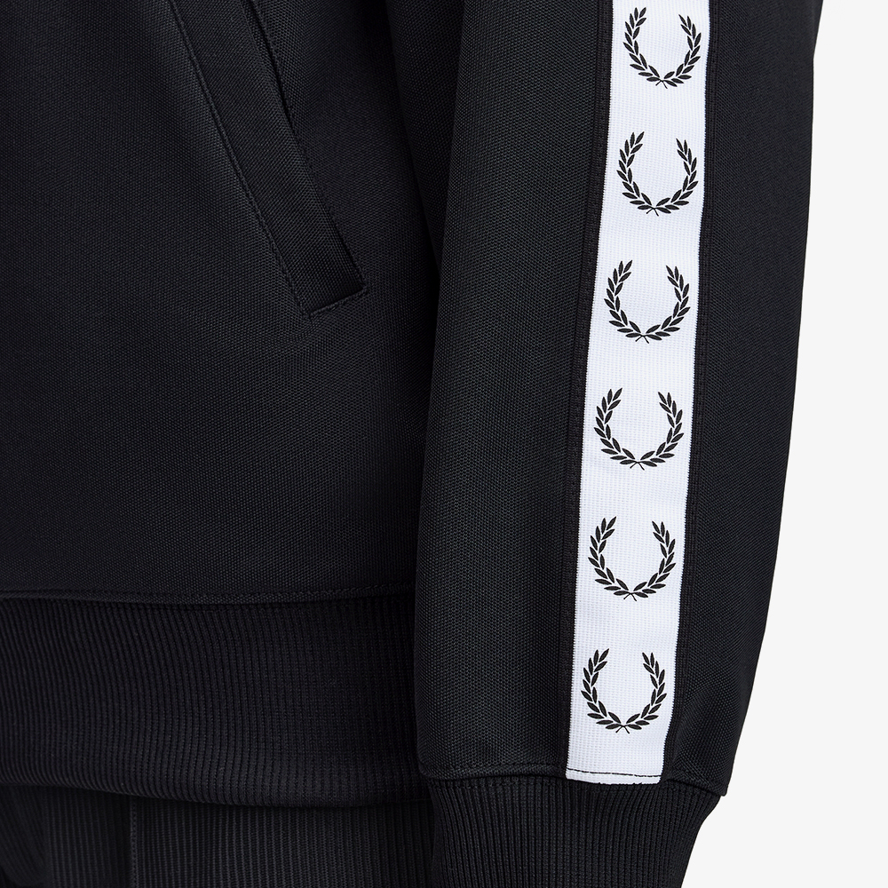 프레드페리 우먼즈 테잎 트랙 재킷 블랙(Fred Perry Taped Track Jacket Black) - 5