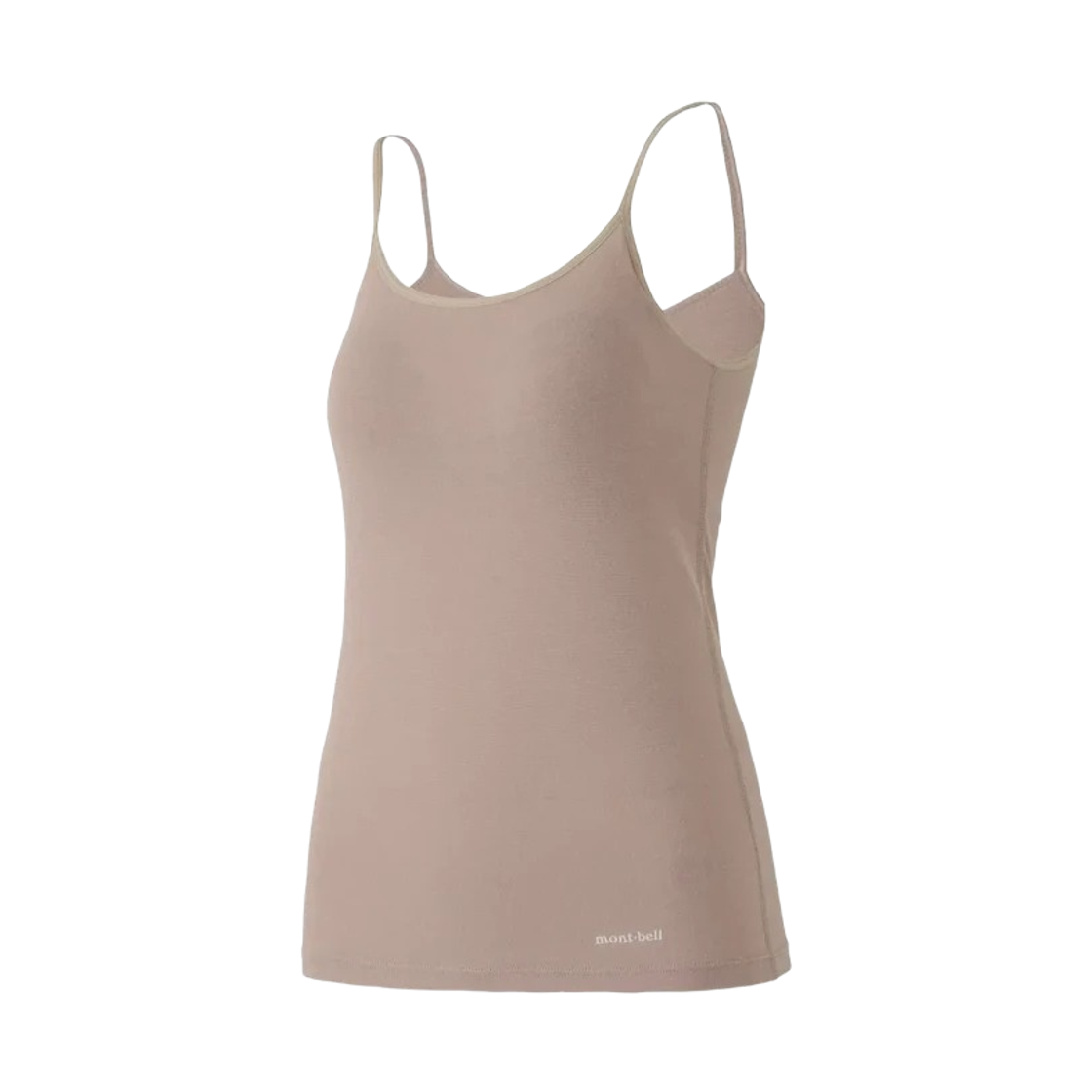 1107785 (W) Montbell Zeo-Line Light Weight Close-Fit Tank Top with Bra Tan