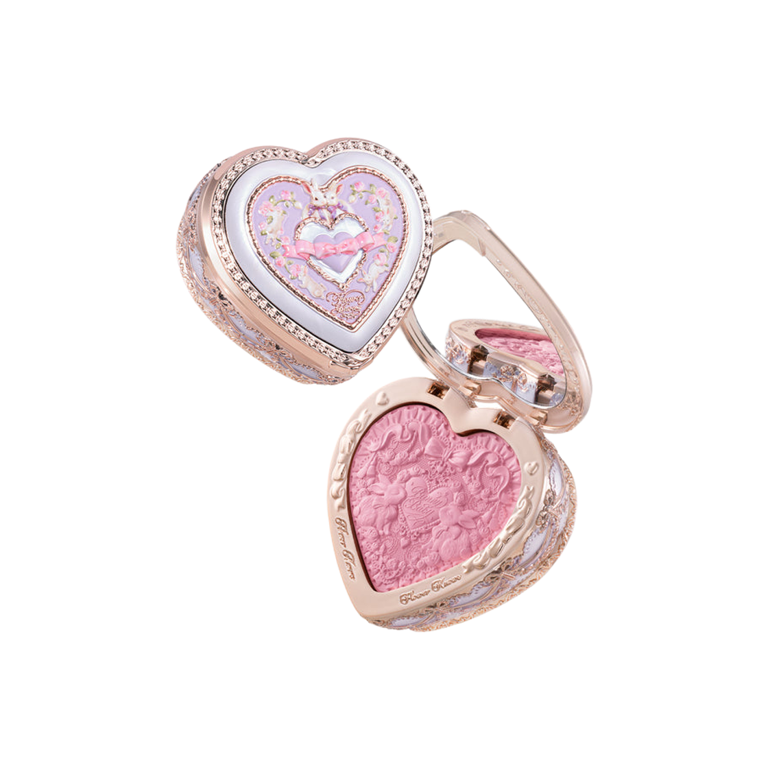 - Flower Knows Bunny Garden Embossed Blush 04 Iris Garden