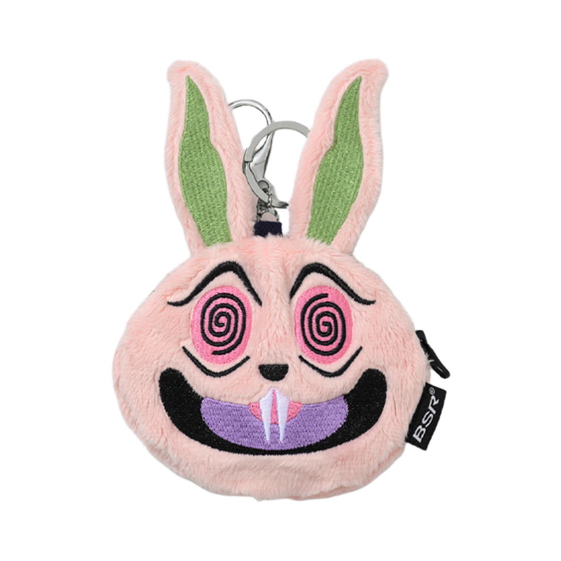 BSR2526FWLS005 Bsrabbit Trippy Rabbit Stuffed Coin Wallet Pink