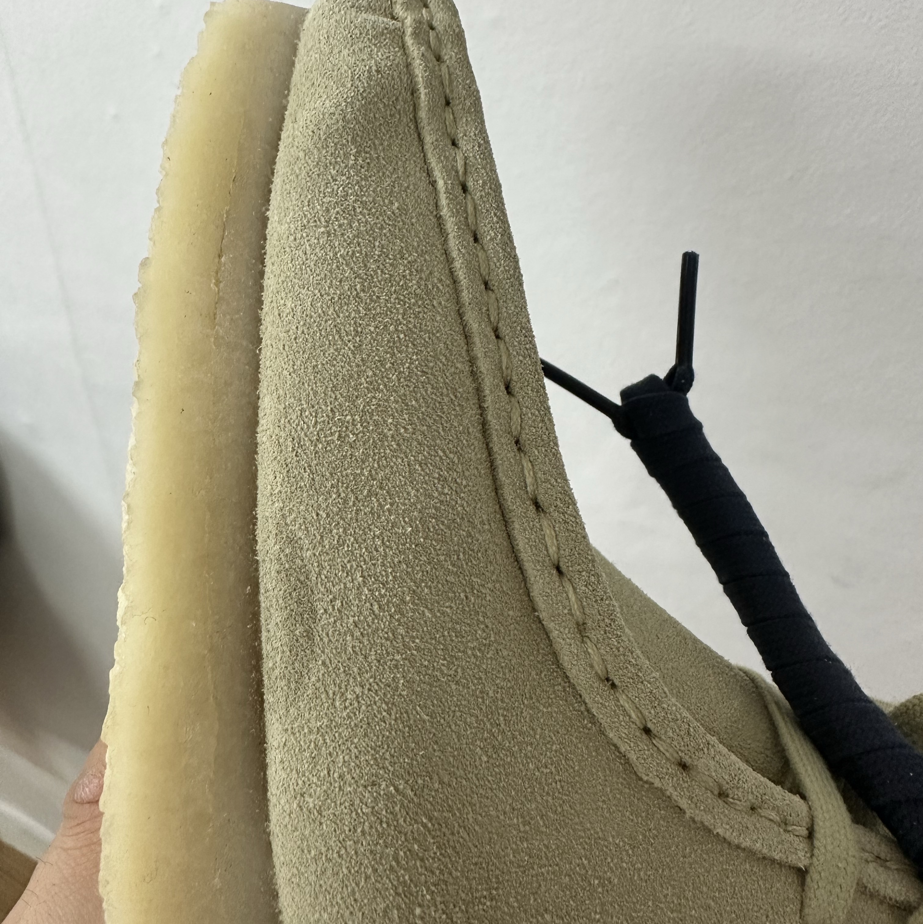 Clarks Wallabee Maple Suede 착용 스타일 - 1