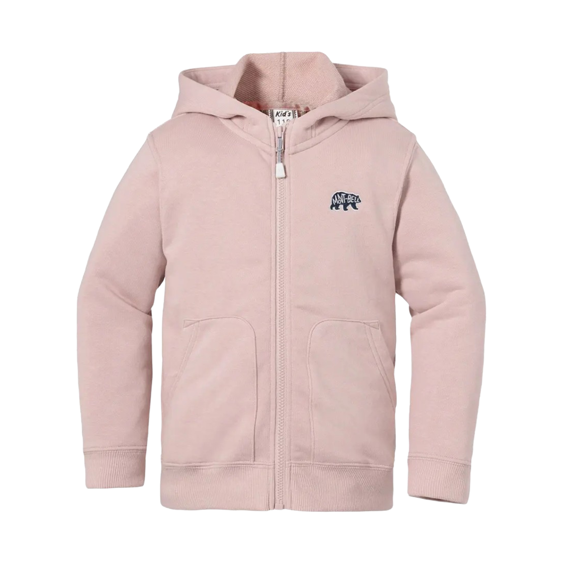 2104785 (Kids) Montbell Cotton Lite Zip Hoodie Pink