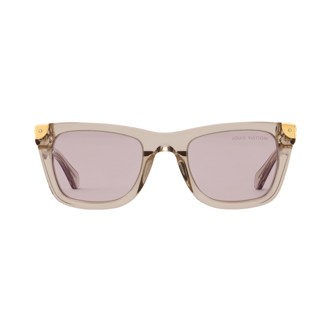 루이비통 LV 헤리티지 스퀘어 선글라스 크리스탈 샴페인(Louis Vuitton LV Heritage Square Sunglasses Crystal Champagne) - 1