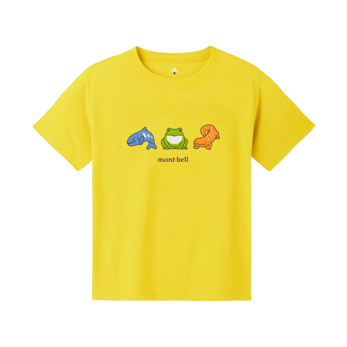 1114814 (Kids) Montbell Wickron River Friends T-Shirt Yellow