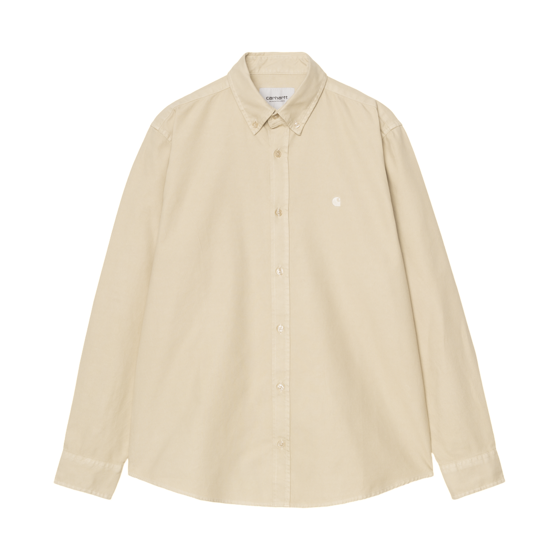 I030238-3IN-GD Carhartt WIP L/S Bolton Shirt Barchan Garment Dyed