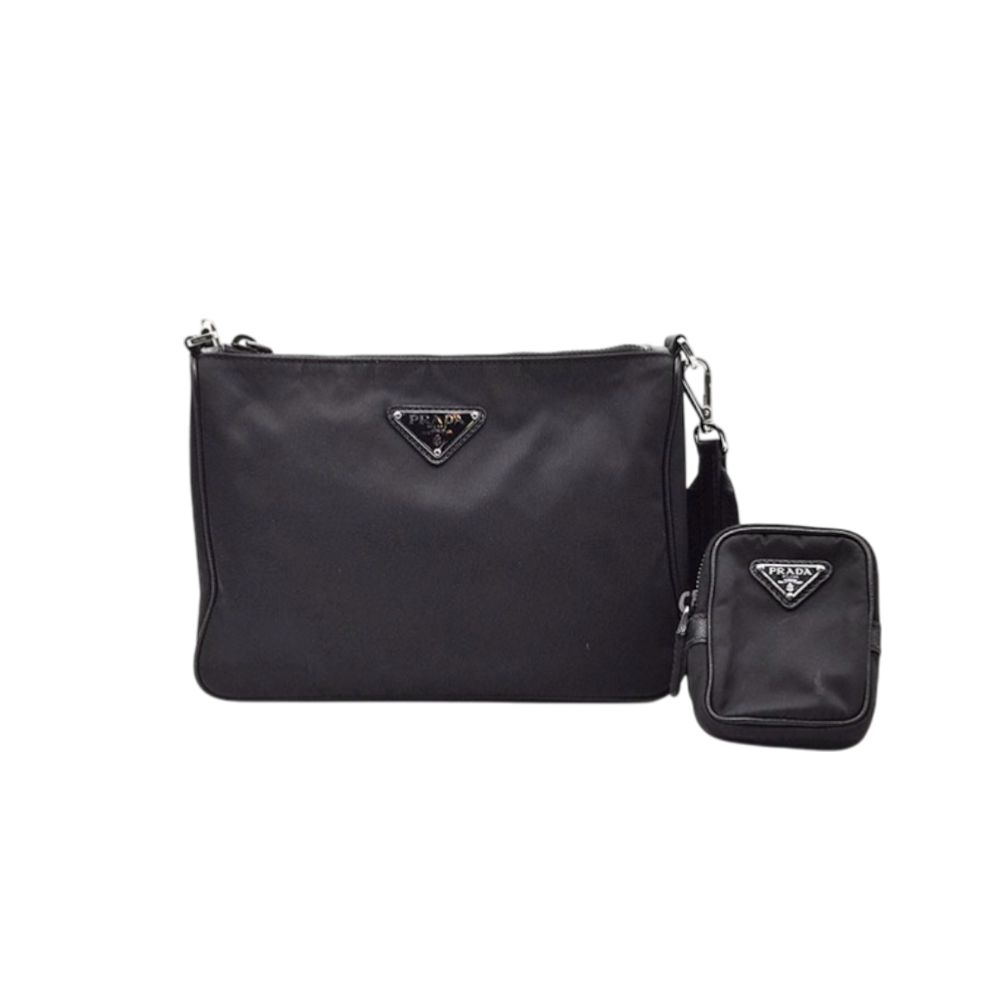 프라다 리나일론 테수토 크로스백 (2VH113) L828555(Prada Re-Nylon Tessuto Crossbody Bag (2VH113) L828555)
