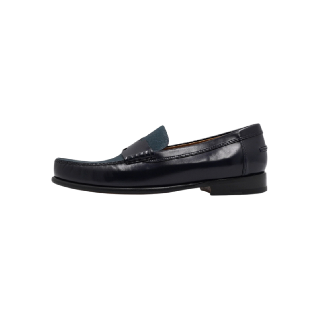 ITIAC8JKWH5C Hermes Duke Men's Loafers in Marine Blue Calfskin