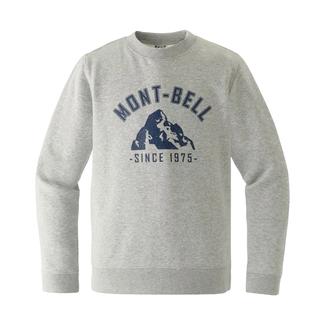 2104860 (Kids) Montbell Cotton Sweatshirt Light Gray