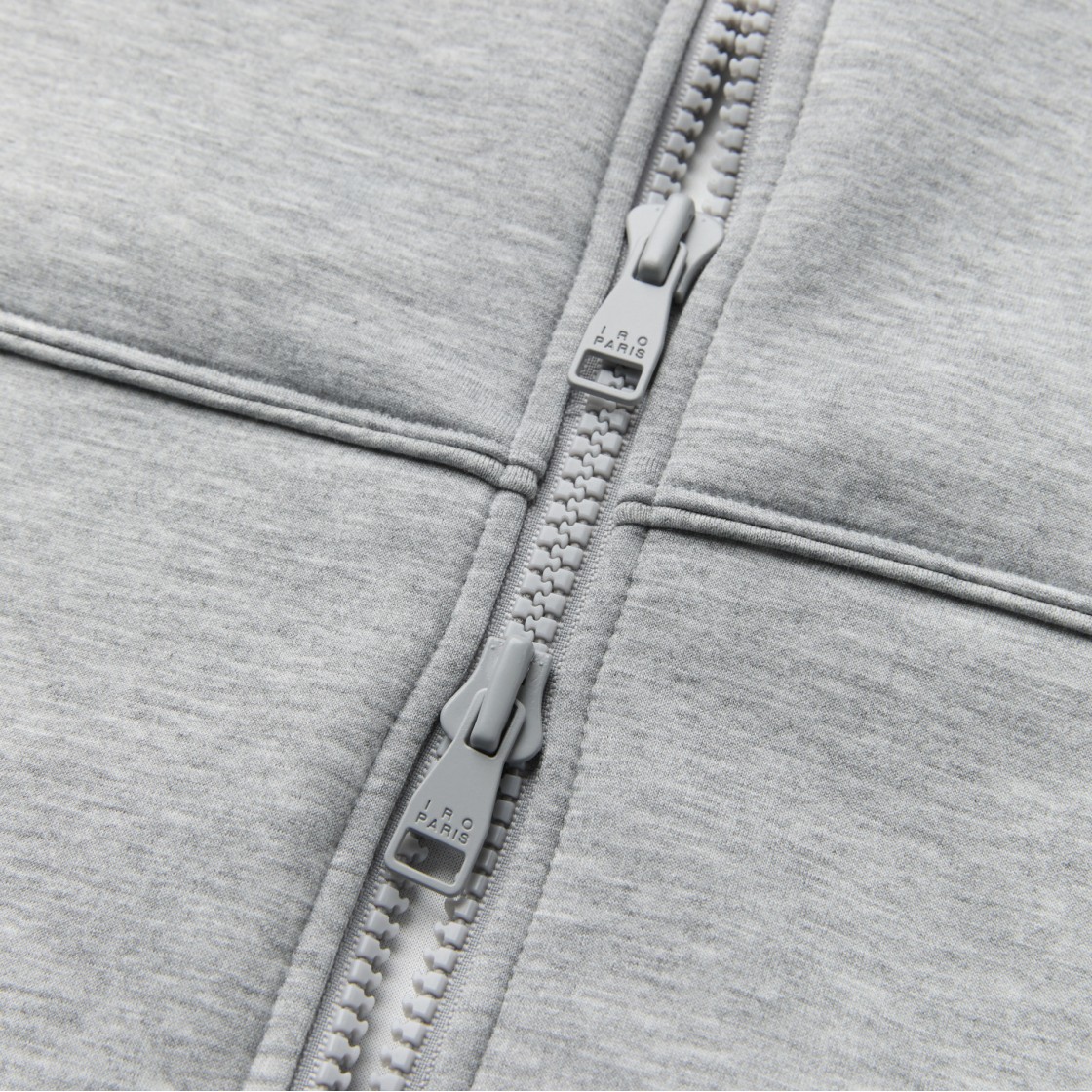 이로 코멧 쿠션지 하이넥 점퍼 그레이(IRO Comet Cushioned Fabric High-Neck Jumper Gray) - 6