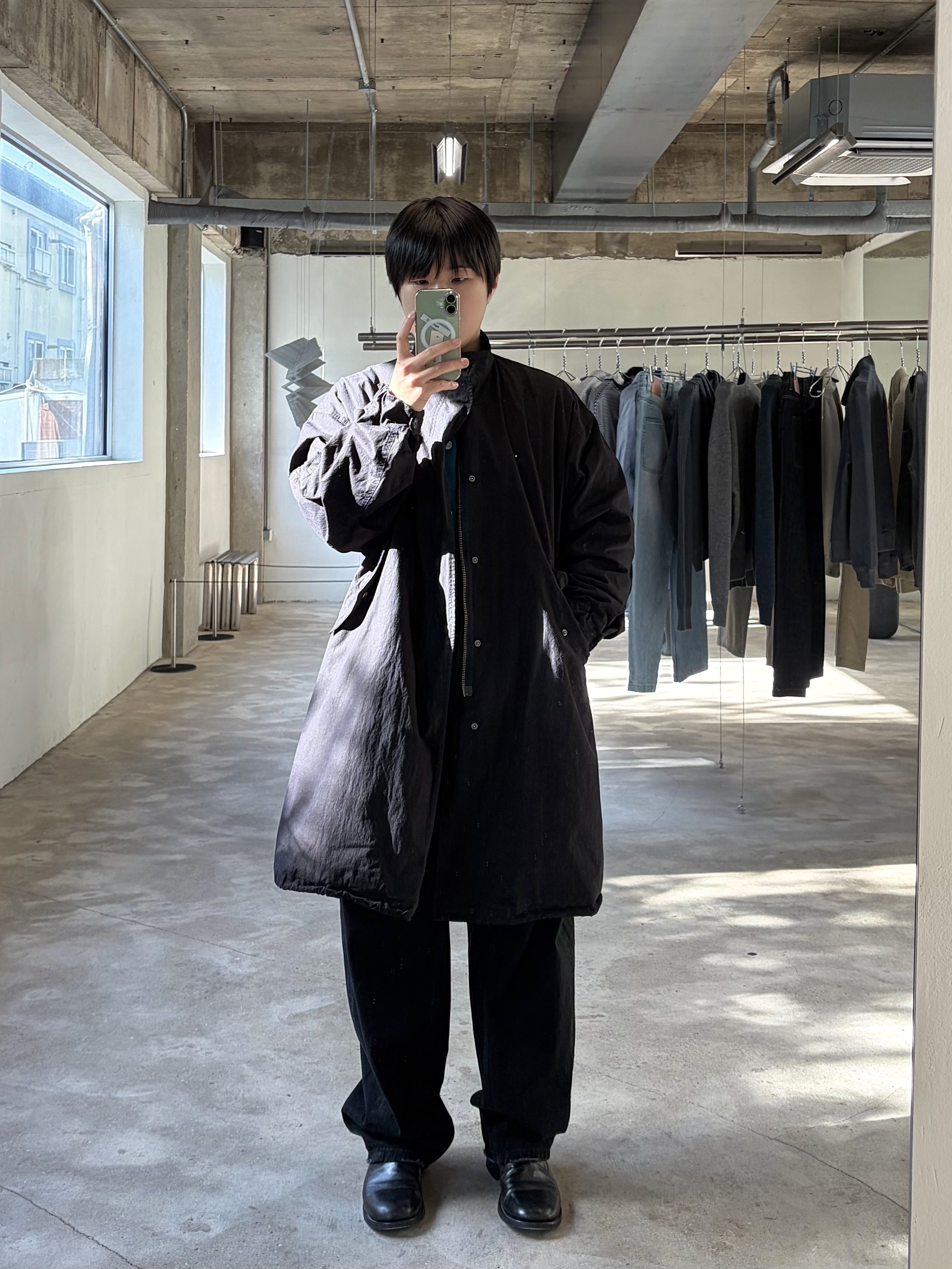 Kinchi Shower - 808 (a) Black 착용 스타일 - 1