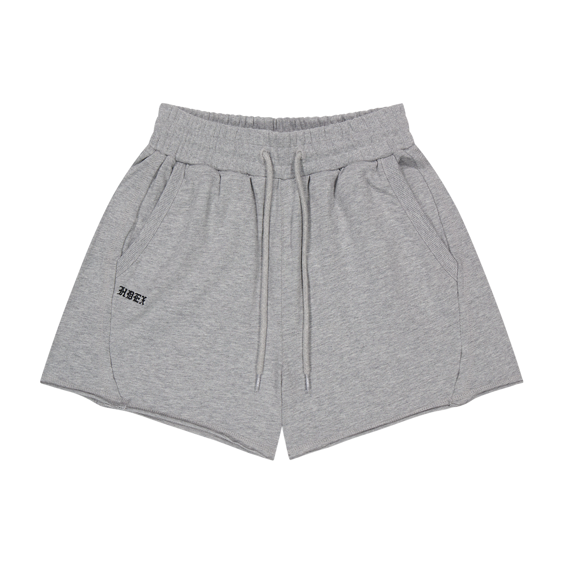 H3AM1WLMS05MGY HDEX Camo Cut-Off Sweat Shorts W Melange Gray