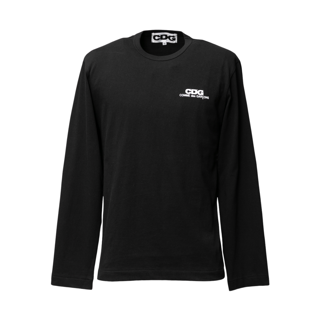 CDG 클래식 롱슬리브 티셔츠4 CDG 꼼데가르송 스몰 로고 블랙(CDG Classic Long Sleeved T-Shirt4 CDG Comme Des Garcons Small Logo Black) - 1