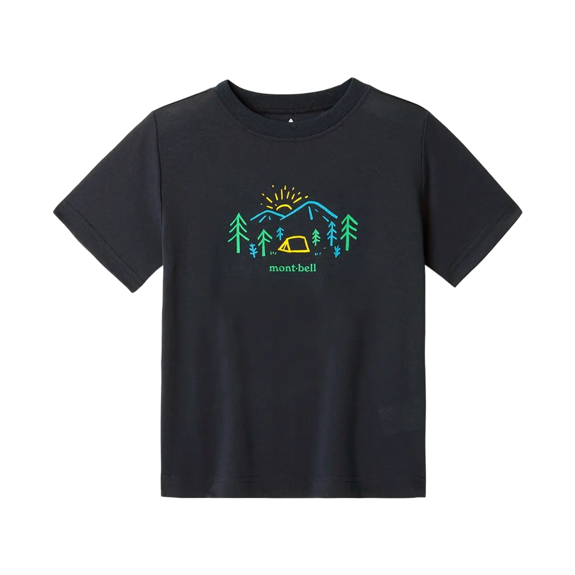 2104751 (Kids) Montbell Cotton Yama No Asa T-Shirt Dark Navy