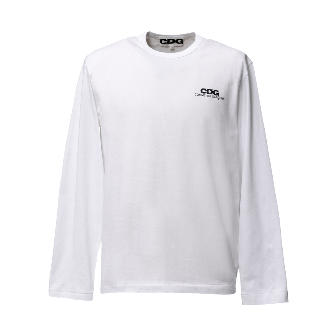 CDG 클래식 롱슬리브 티셔츠4 CDG 꼼데가르송 스몰 로고 화이트(CDG Classic Long Sleeved T-Shirt4 CDG Comme Des Garcons Small Logo White)