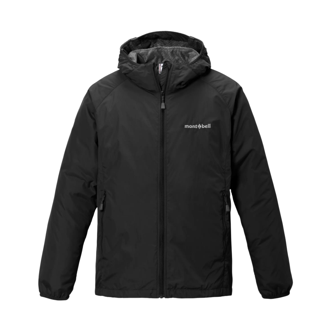 1106803 (Kids) Montbell Light Shell Hooded Jacket Black