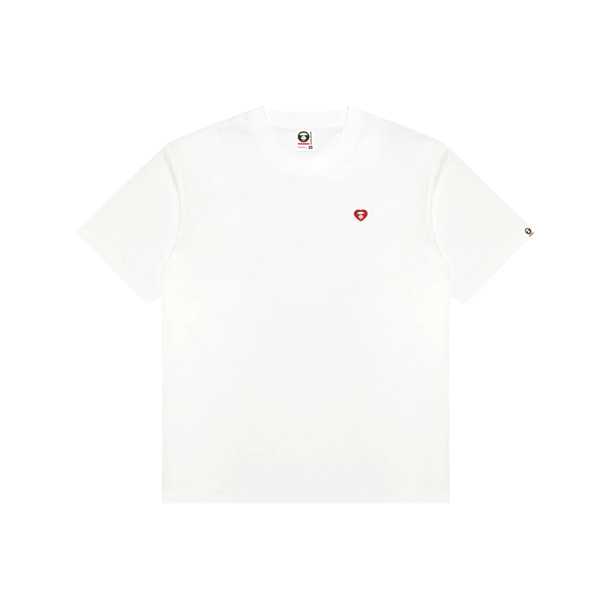 에이프 나우 하트 티 화이트 - 26SS(AAPE Now Heart Tee White - 26SS)