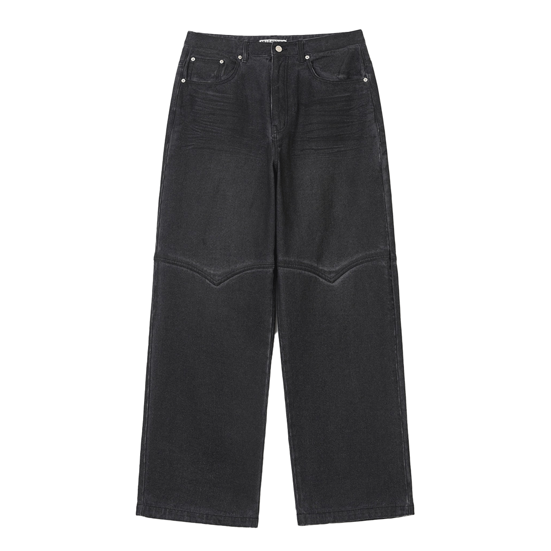 ML730WSG Millo Archive Ken Straight Western Jeans Washed Gray