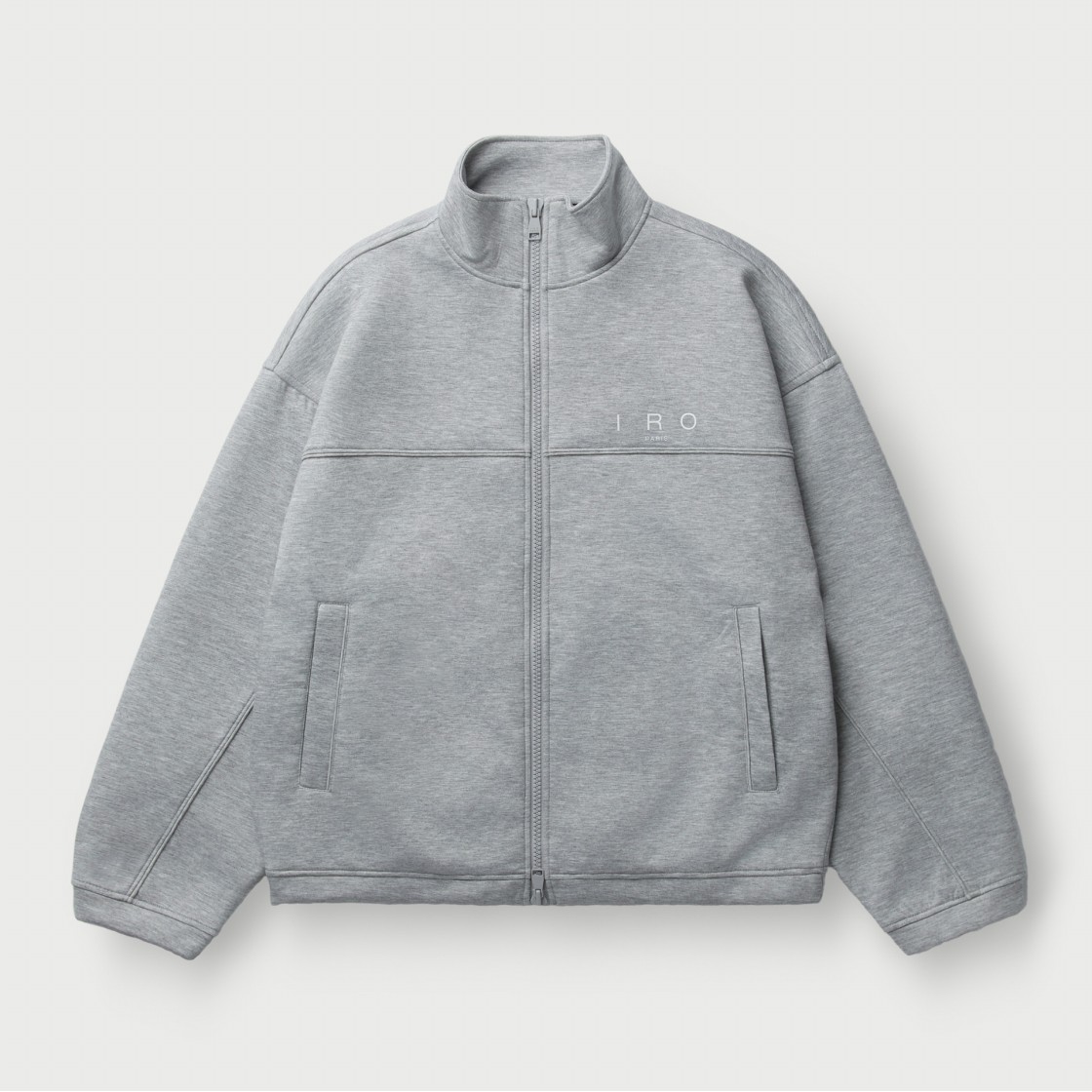 이로 코멧 쿠션지 하이넥 점퍼 그레이(IRO Comet Cushioned Fabric High-Neck Jumper Gray) - 2