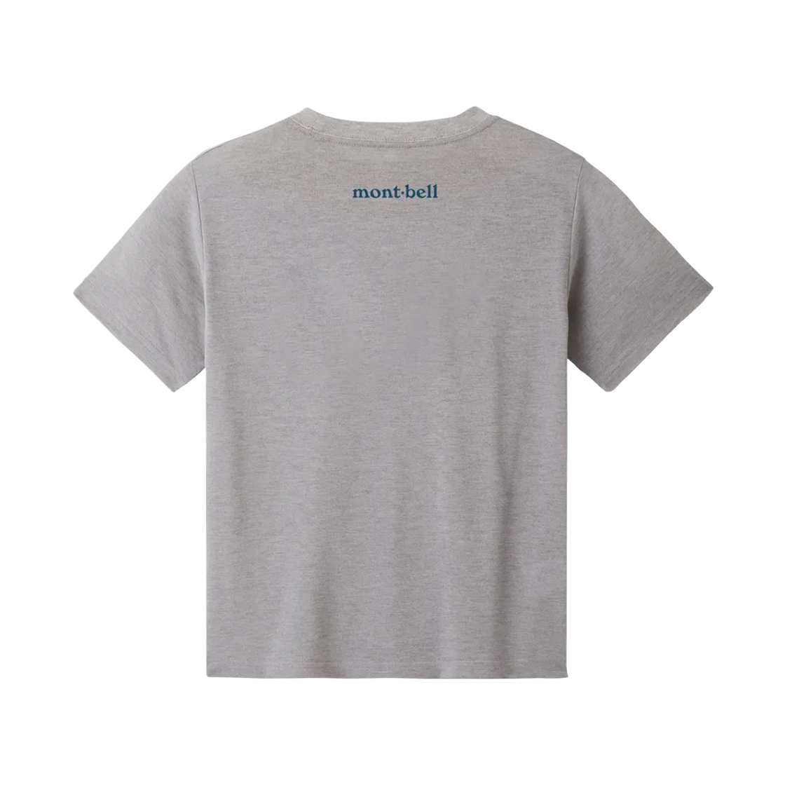 (키즈) 몽벨 코튼 캠프사이트 티셔츠 라이트 그레이((Kids) Montbell Cotton Campsite T-Shirt Light Gray) - 2