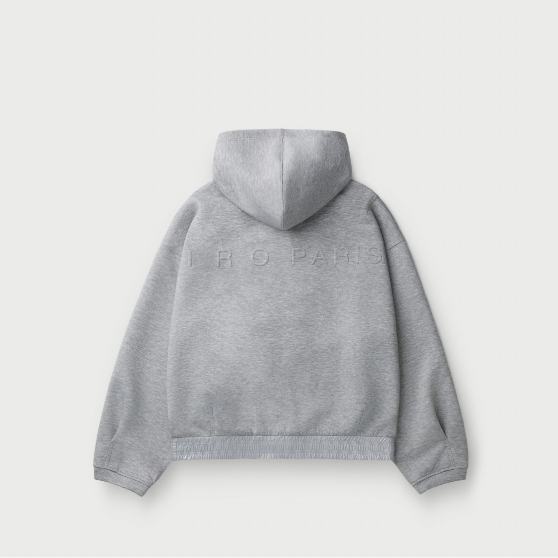 이로 보일 쿠션지 후드 집업 티셔츠 그레이(IRO Voile Cushioned Fabric Hooded Zip-Up T-Shirt Gray) - 3