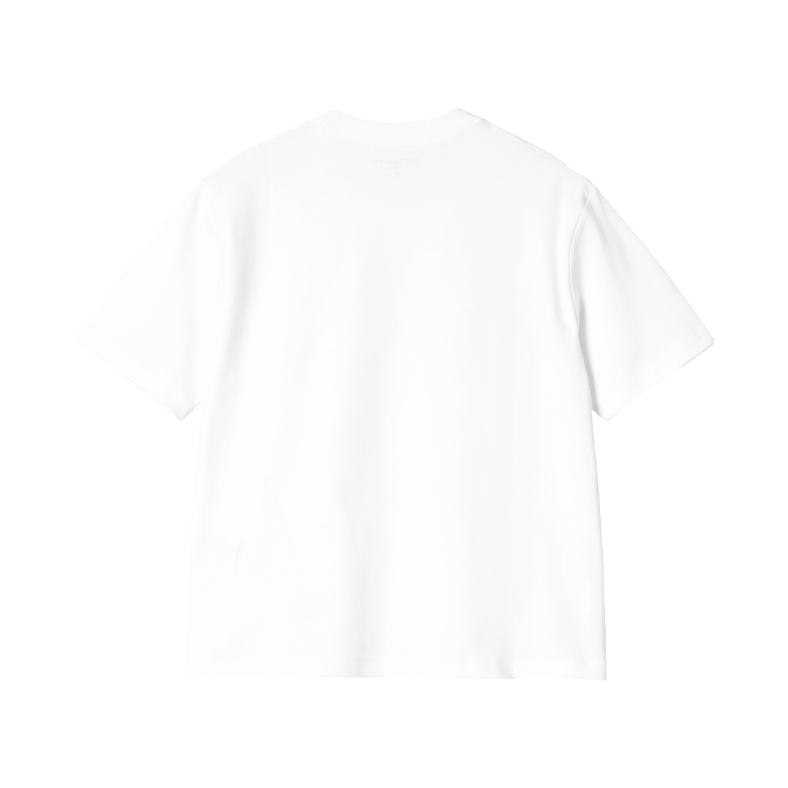 (W) 칼하트 WIP 숏슬리브 루카 티셔츠 화이트((W) Carhartt WIP S/S Luca T-Shirt White) - 2
