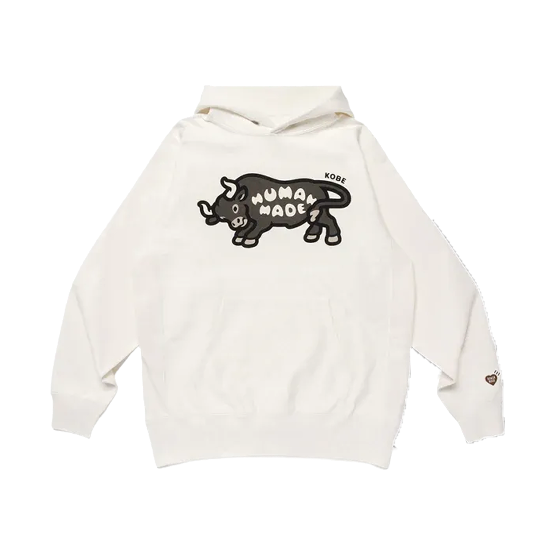 HM30CS070 Human Made Animal Hoodie Kobe White