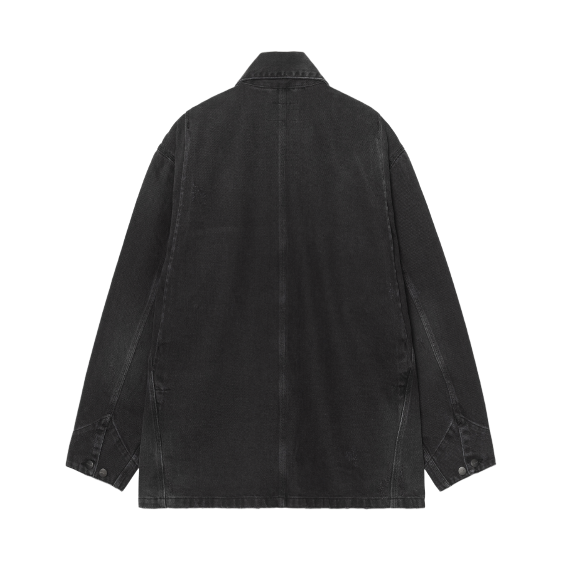 칼하트 WIP 아덴 초어 코트 블랙 그라인드 워시드(Carhartt WIP Aden Chore Coat Black Grind Washed) - 2