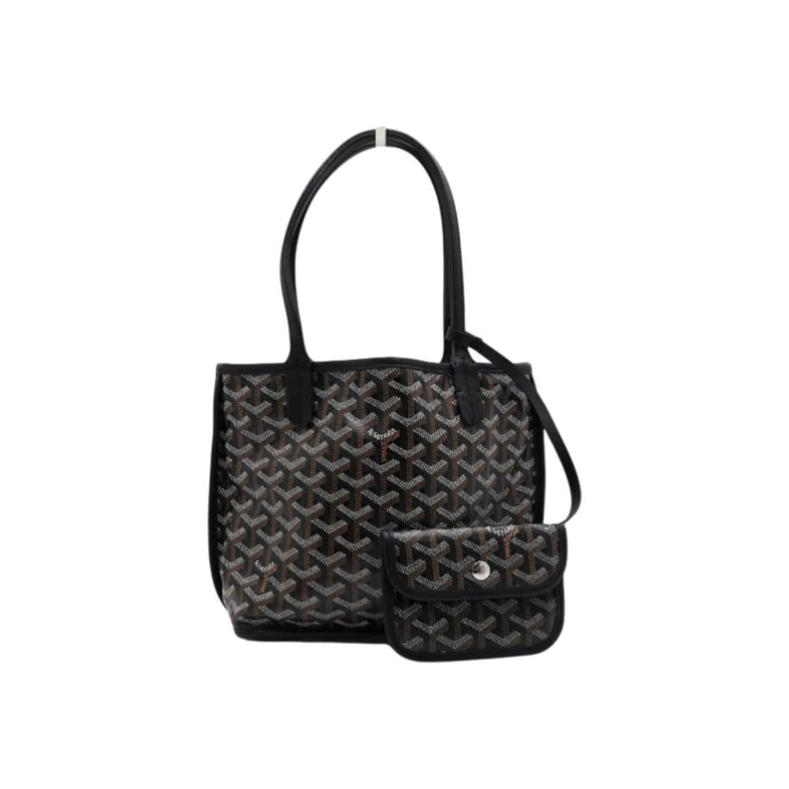 ITV3H9IO7VA7 Goyard Black Sac Anjou Mini Tote Bag