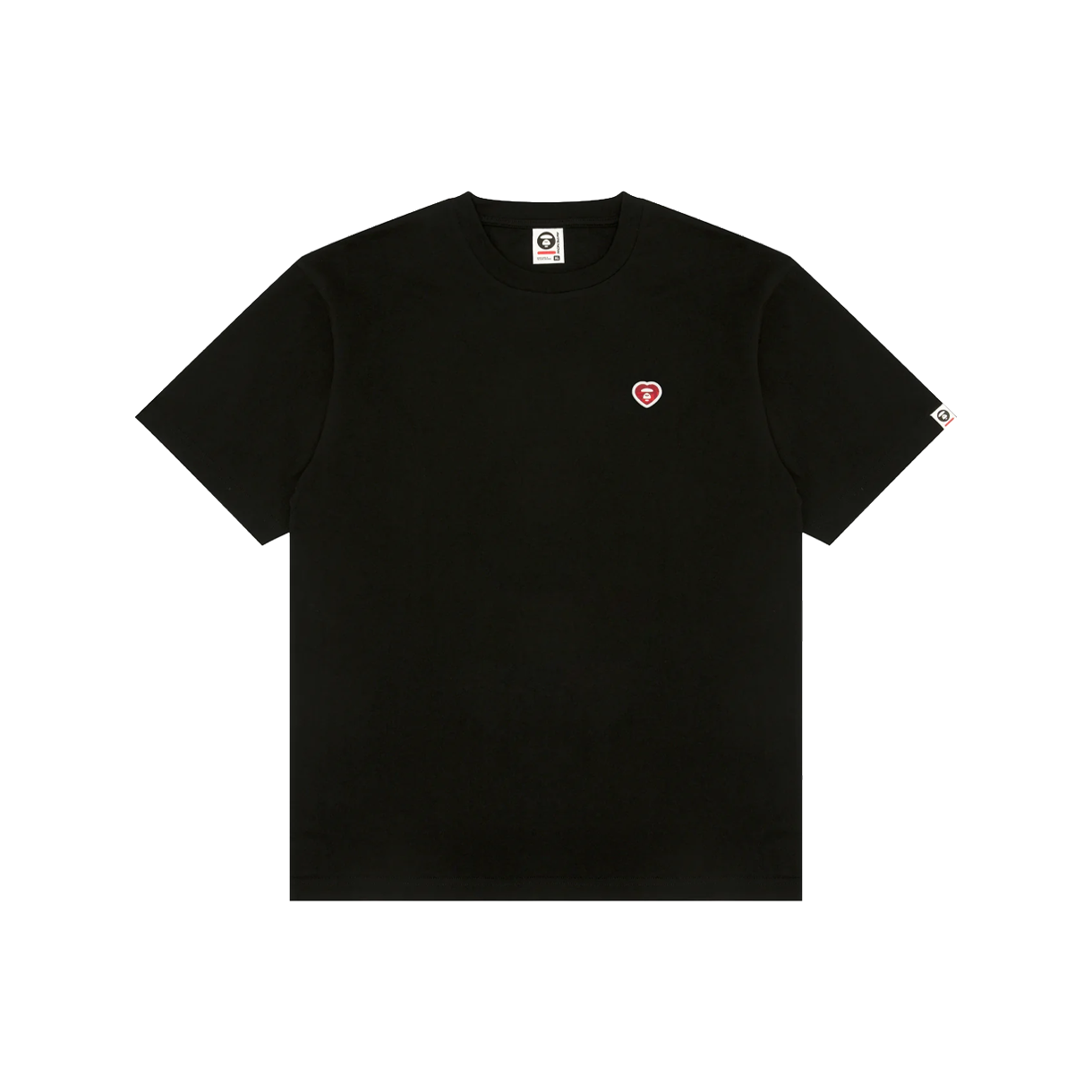에이프 나우 하트 티 블랙 - 26SS(AAPE Now Heart Tee Black - 26SS)