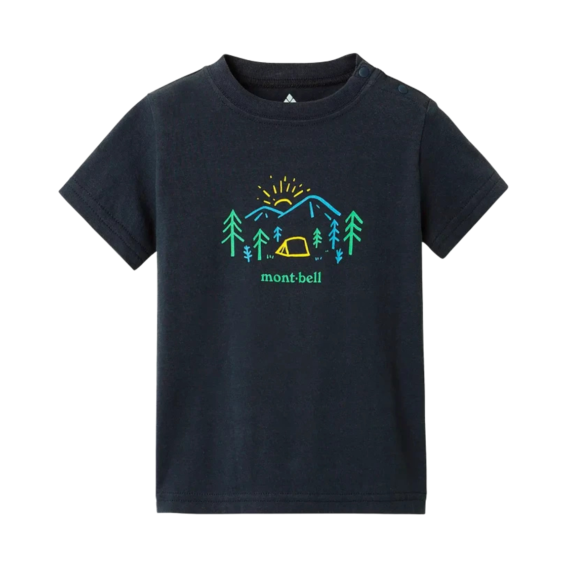 2104752 (Baby) Montbell Cotton Yama No Asa T-Shirt Dark Navy