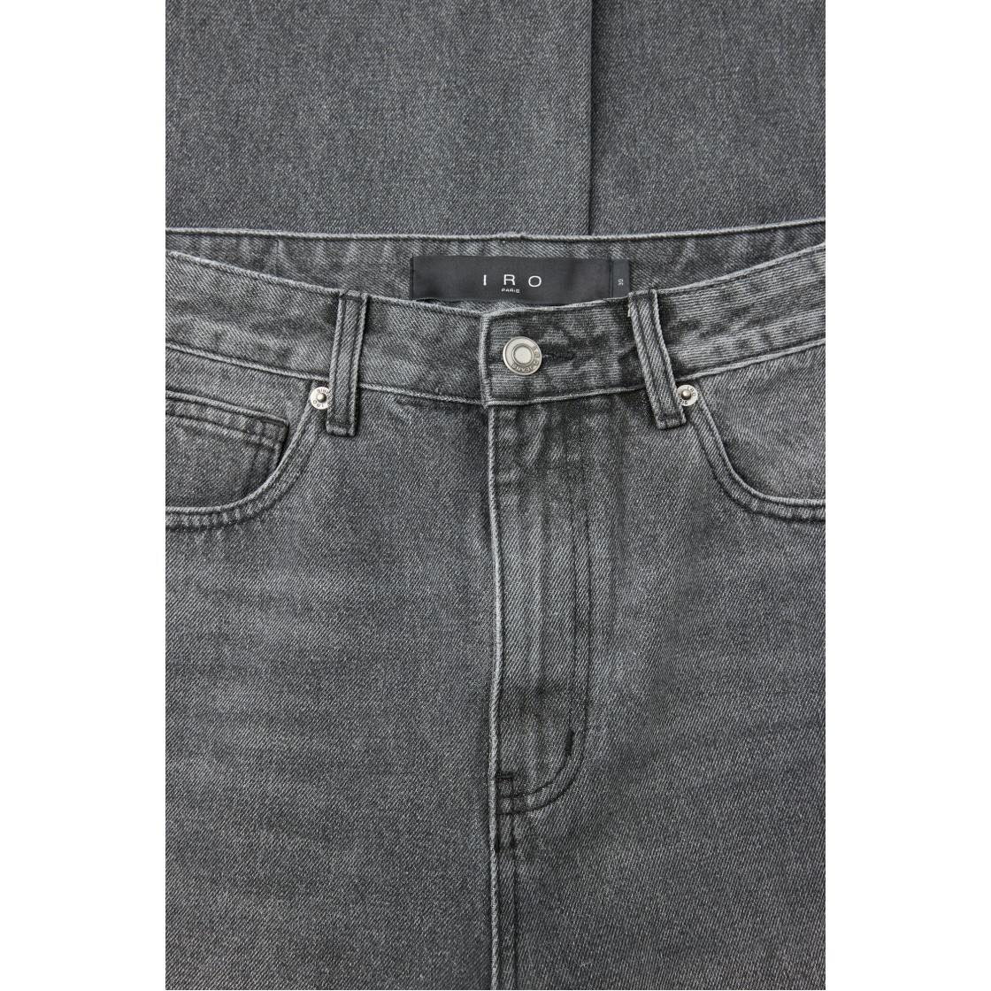 이로 스트레이트 핏 데님 팬츠 그레이(IRO Straight-Fit Denim Pants Gray) - 4