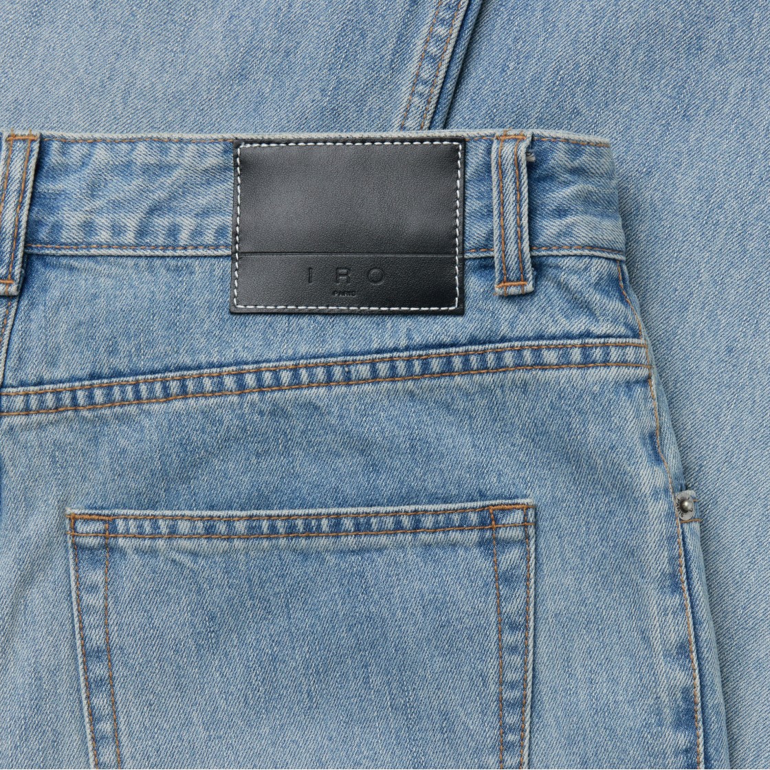 이로 그리자이유 와이드 데님 팬츠 블루(IRO Grisaille Wide Denim Pants Blue) - 6