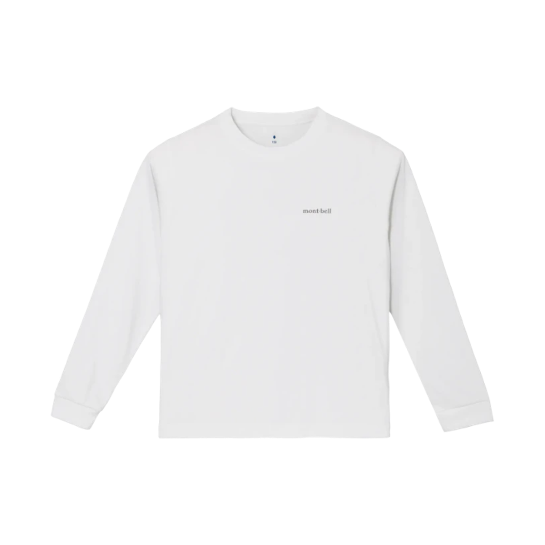 1114900 (Kids) Montbell Wickron Long Sleeve T-Shirt White