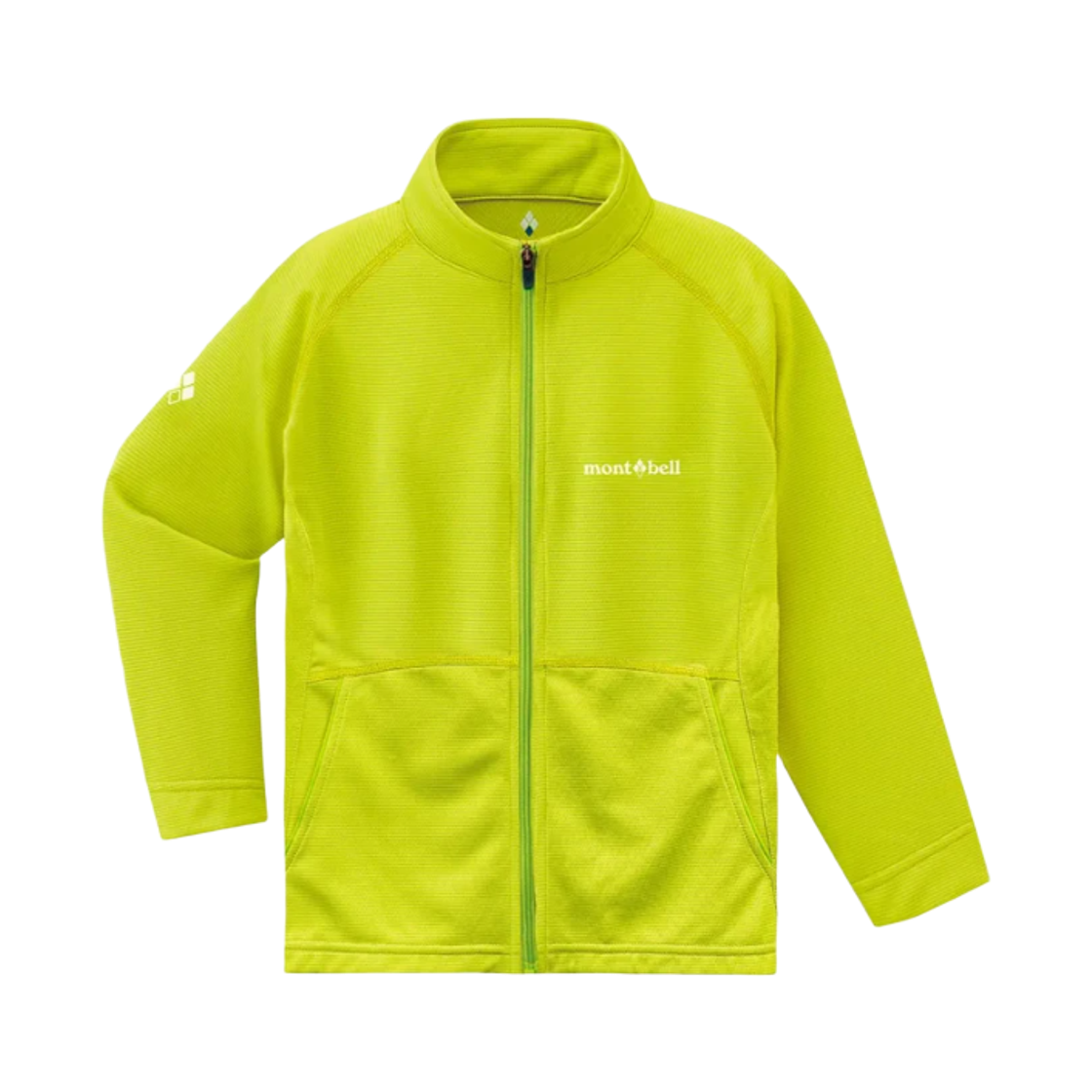 1114642 (Kids) Montbell Cool Full-Zip Shirt Light Green