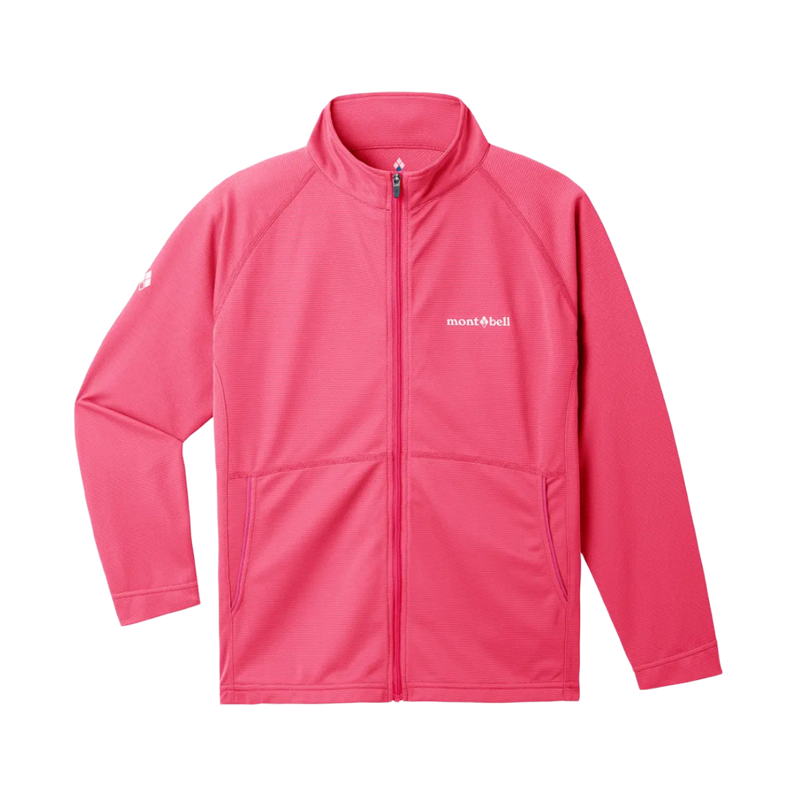 1114641 (Kids) Montbell Cool Full-Zip Shirt Pink