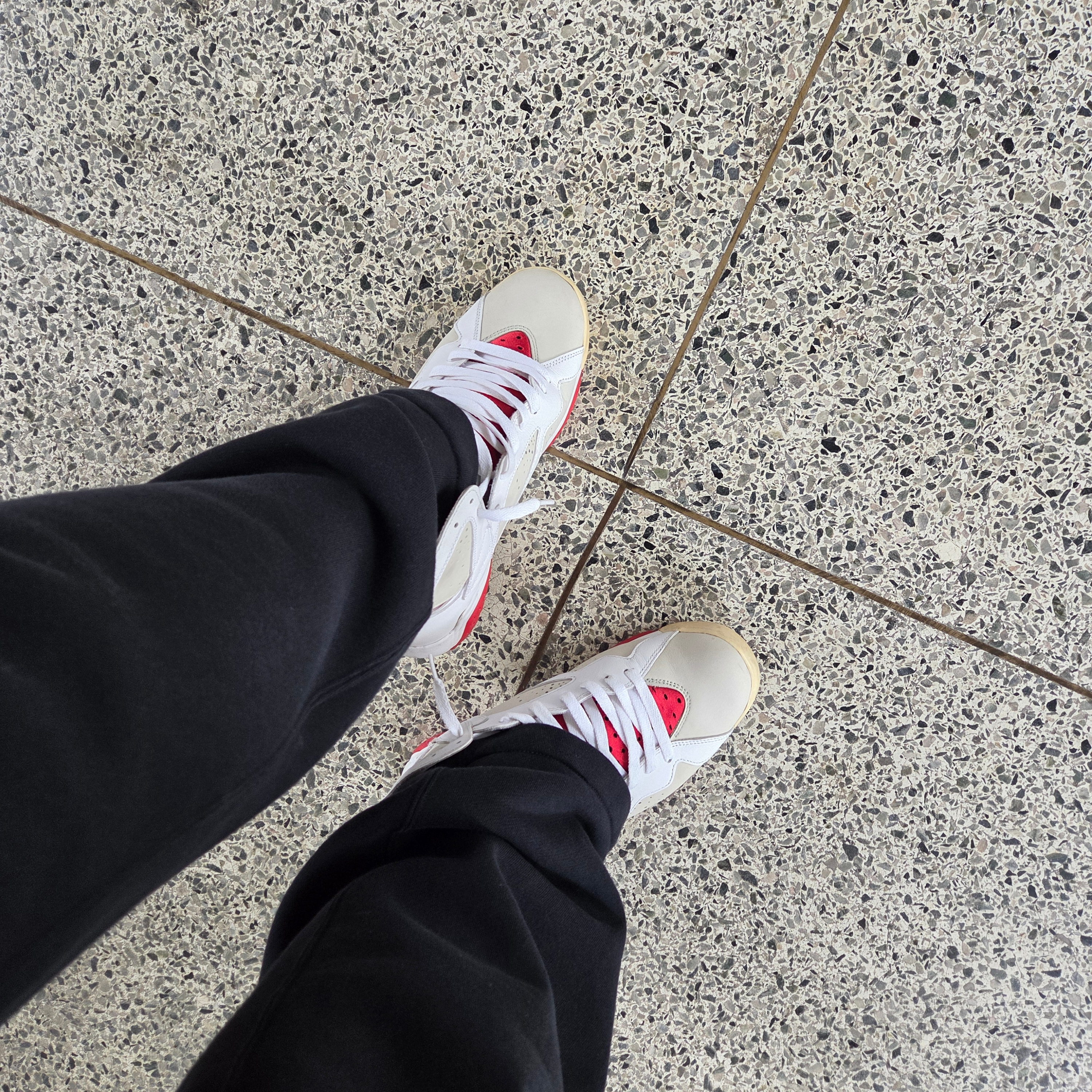 Jordan 7 Retro Hare 2015 착용 스타일