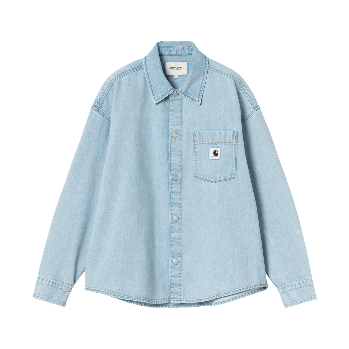 I036232-01-12 (W) Carhartt WIP Alta Shirt Jac Blue Stone Bleached
