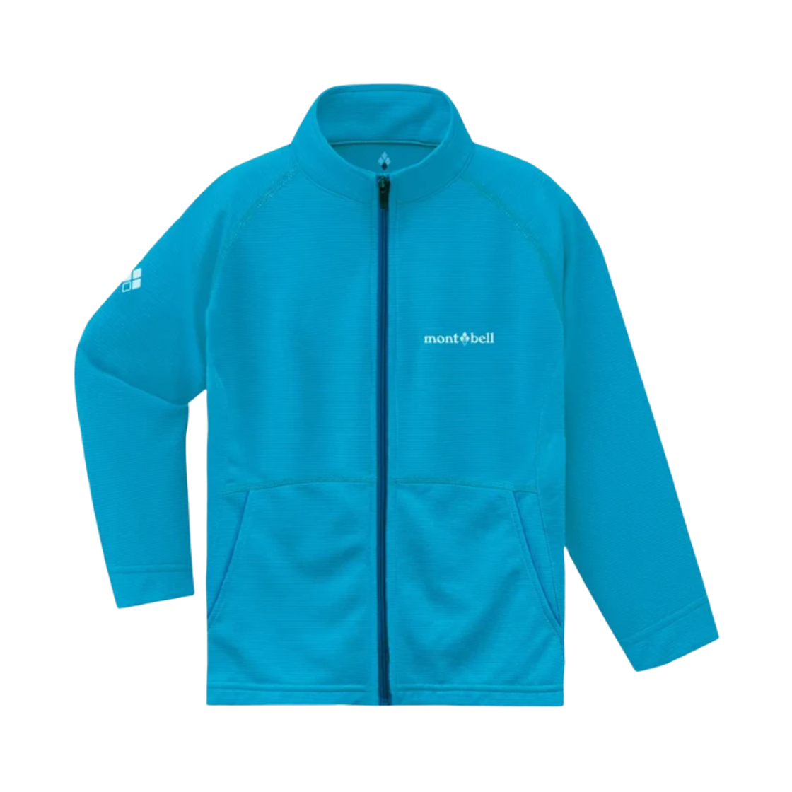1114642 (Kids) Montbell Cool Full-Zip Shirt Blue