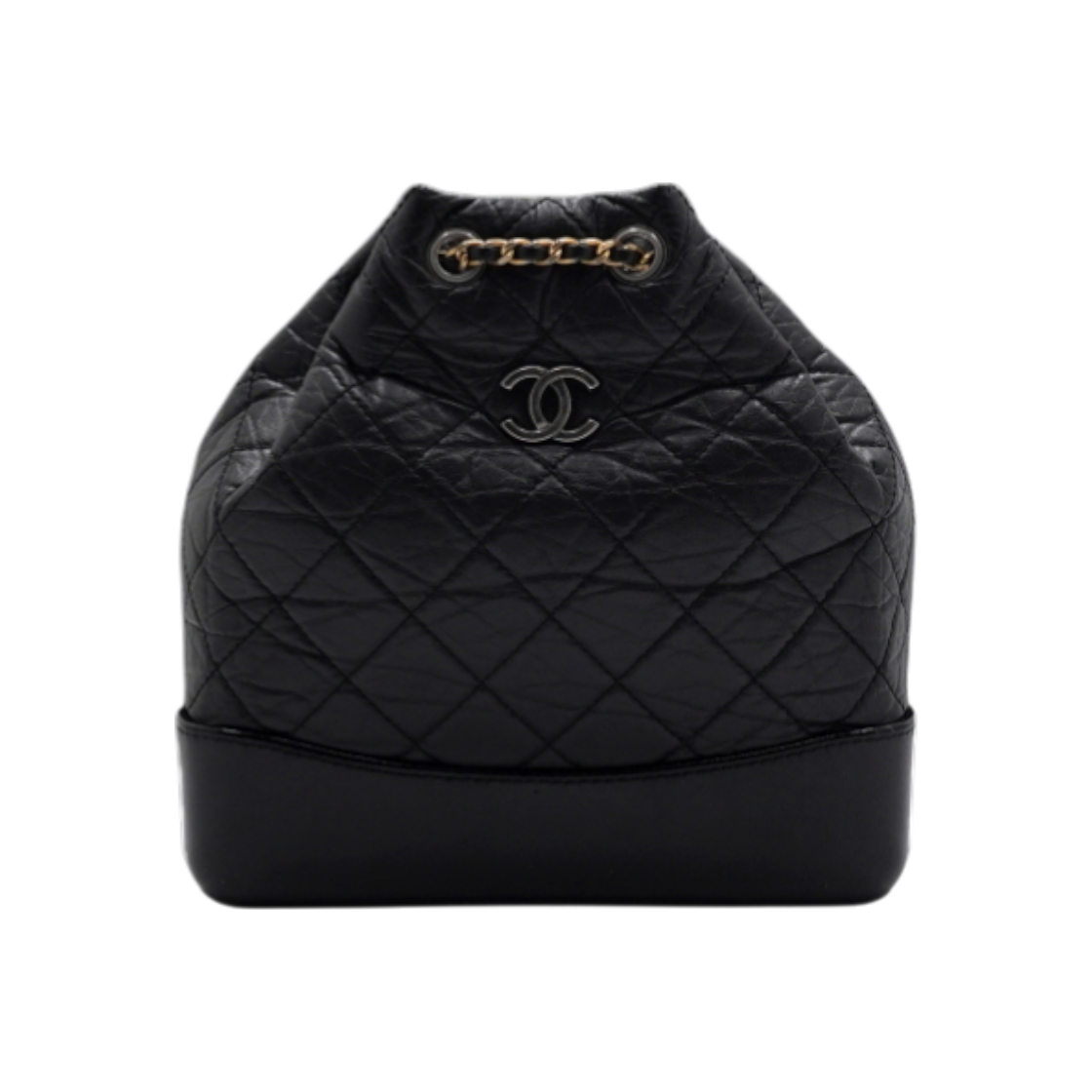 IT2QHOPETAOA Chanel A94485 Black Calfskin Gabrielle Small Backpack